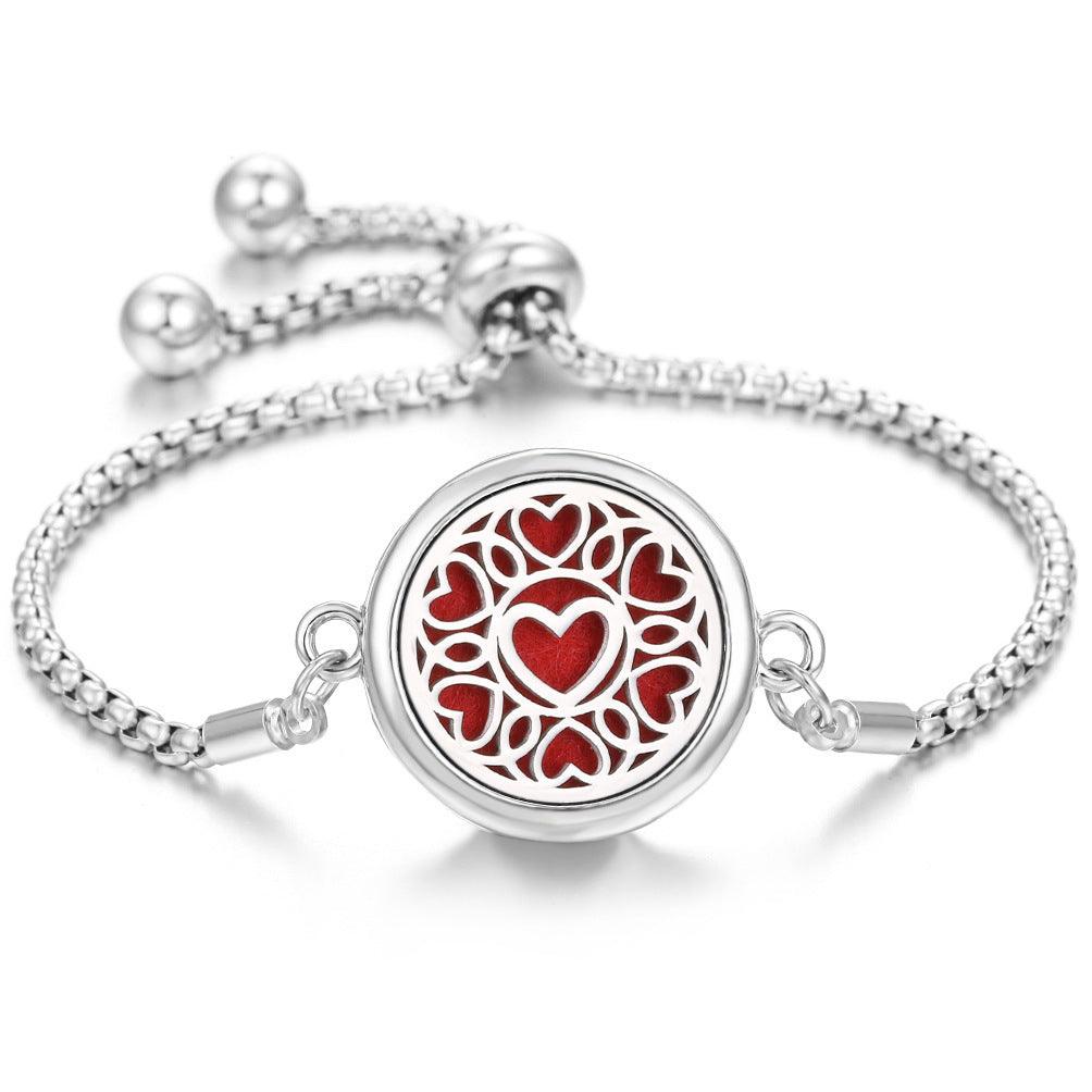 Hollow Adjustable Aromatherapy Bracelet