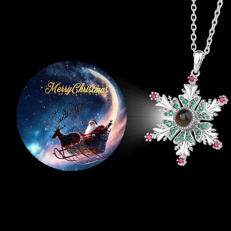Snowflake Necklace For Couples | Daily Wear Colors