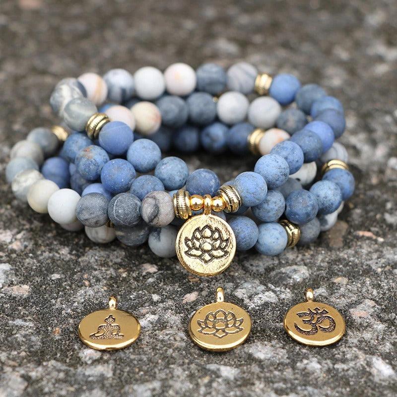 Tiger Eye Stone Bracelet And Necklace | Yoga Collection H
