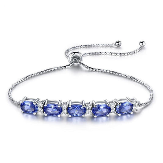 Blue Topaz Adjustable Bracelet | Daily Wear