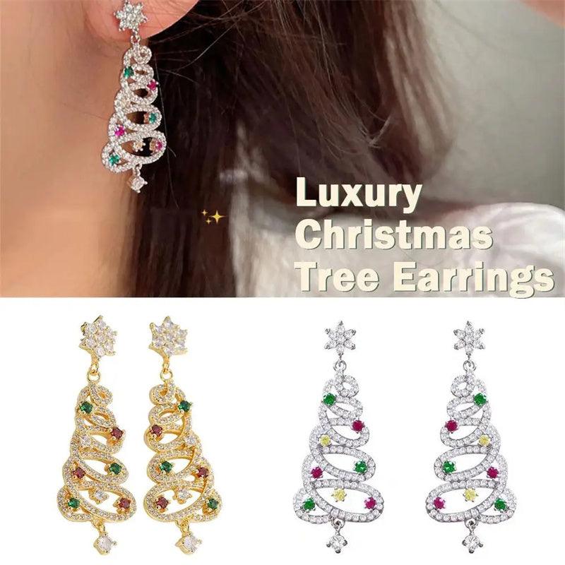 Colorful Zircon Tassel Earrings | Festive Wear