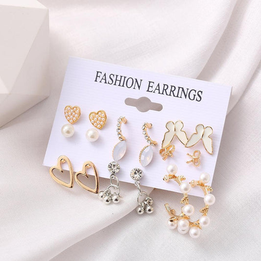 Butterfly Love Earrings - 9 Pairs | 2025 Golden