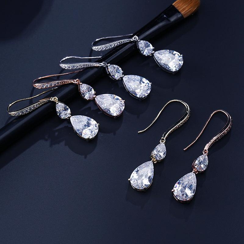 Exquisite Vintage Flower Earrings Silicone Ear Clips