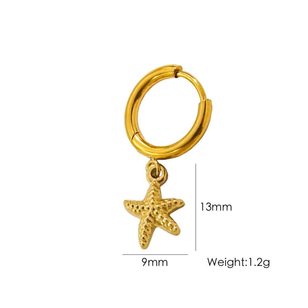 Tropical Beach Wind Starfish Earrings | Beach Wear H