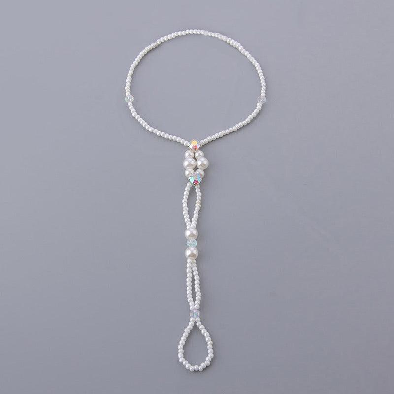 Crystal Beaded Anklet | Beach Collection