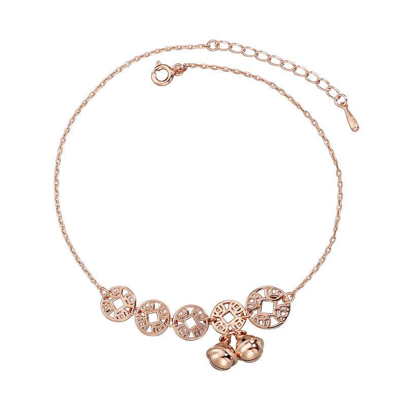Rose Gold Bells Anklet Boho Anklets | Beach Collection Beach