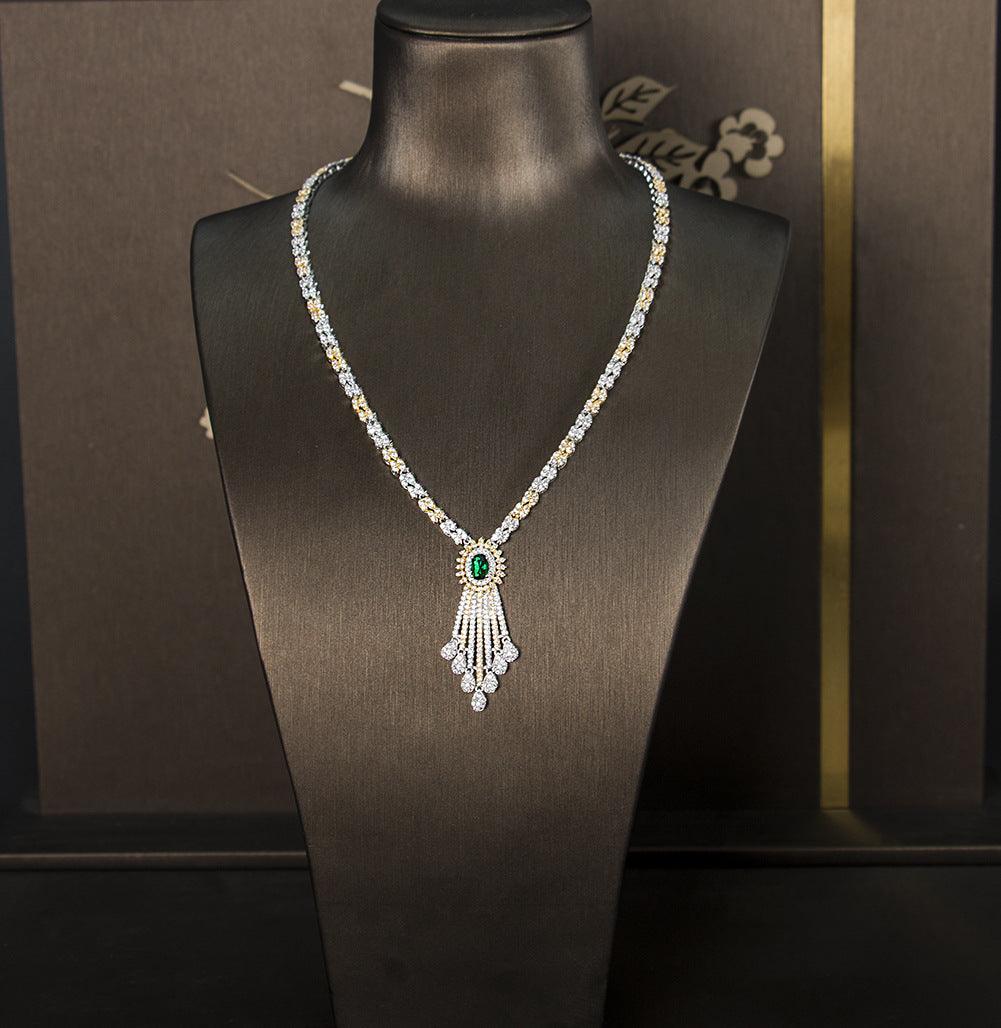 Elegant Four-piece Zircon Jewelry Set | Fashion Collection