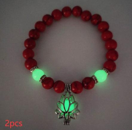 Luminous Lotus Bracelet | Yoga Collection D 2pcs