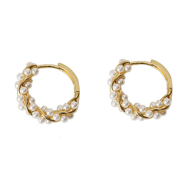 Summer Light Luxury High Sense Pearl Earrings