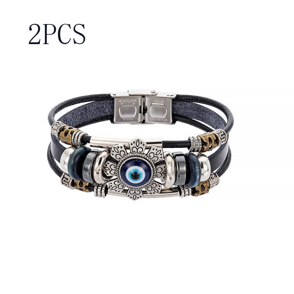 Turkish Blue Eye Alloy Bracelet | Fashion Jewelry