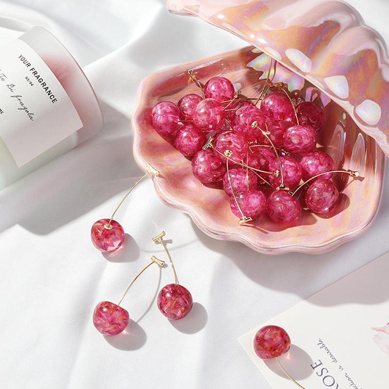 French Dried Cherry Earrings | Daily Wear