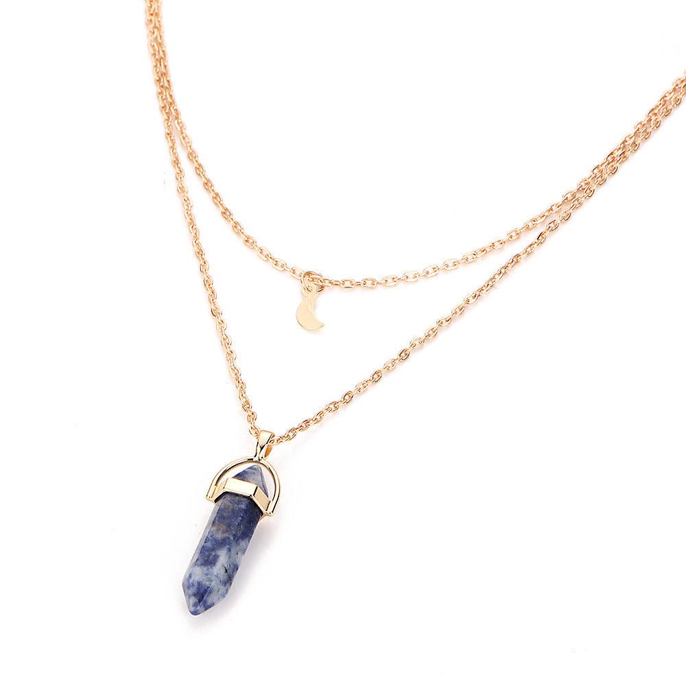 Celestial Goddess Necklace | Fashion Jewelry Blue