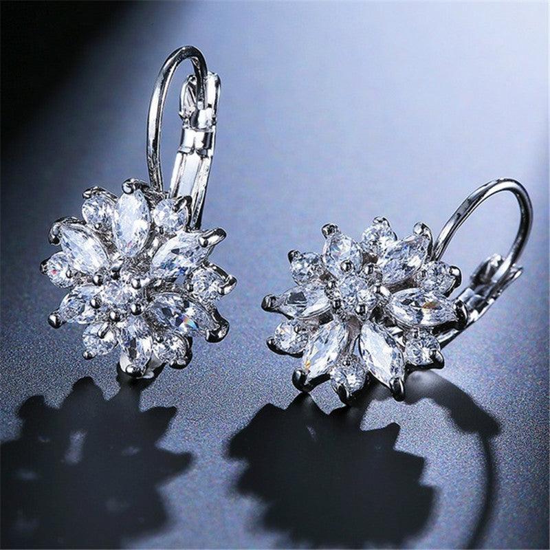 Sunflower Rhinestone Ear Jewelry | Daily Wear
