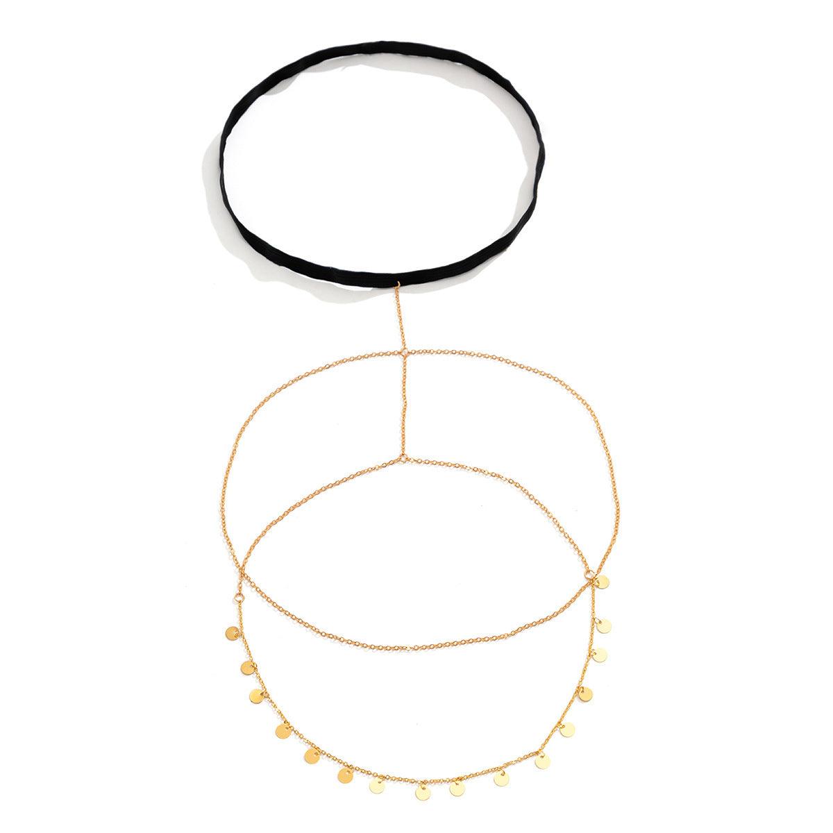 Elegant Geometric Body Chain | Party Collection