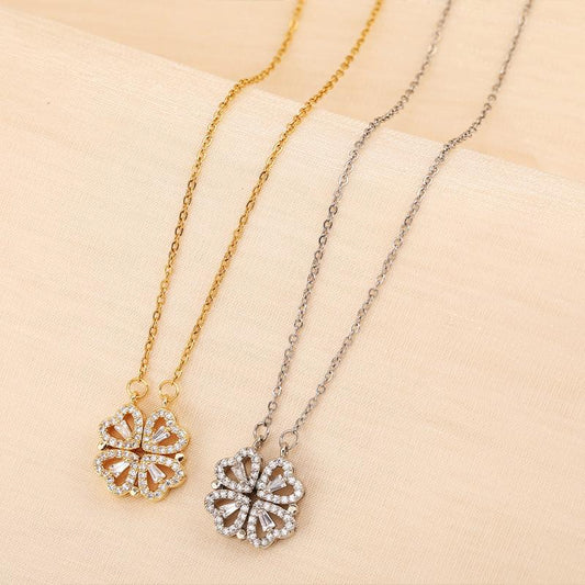 Variety Four-leaf Clover Titanium Steel Necklace Jewelry