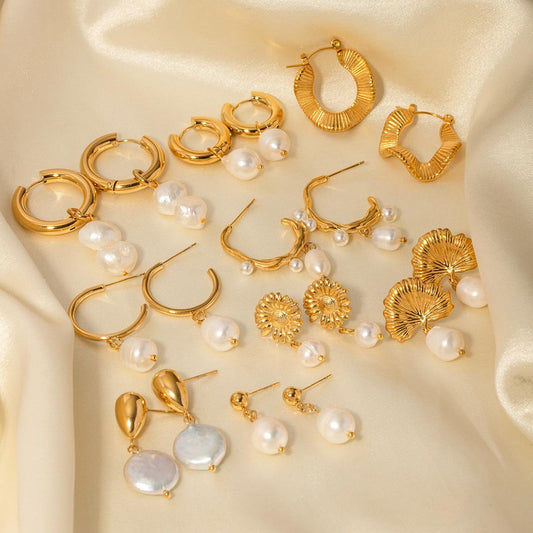 Freshwater Pearl Earrings | Daily Wear