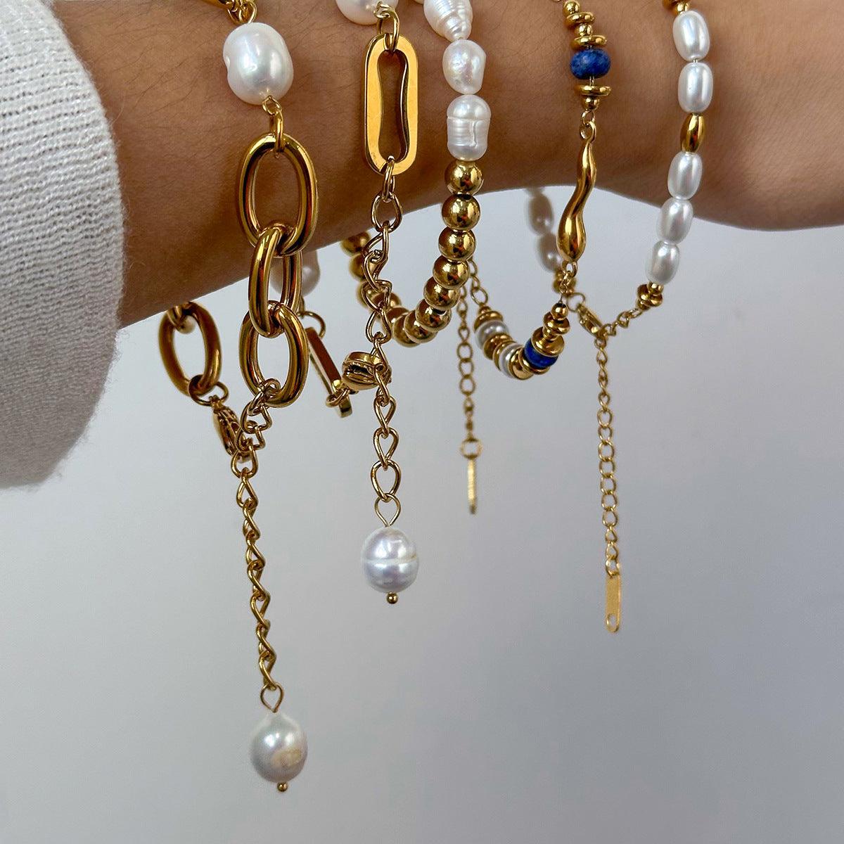 Twin Pearl Bracelet For Daily Wear | BoldlyBeautifuls