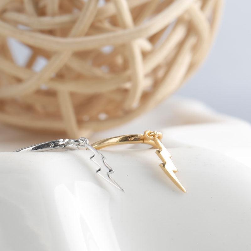 Lightning Sterling Silver Female Earrings