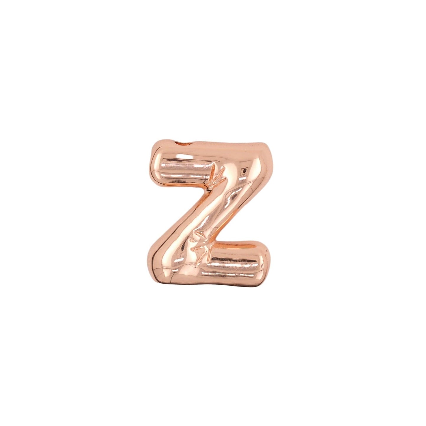 Glossy Letters Pendant Necklace | Fashion Wear Z Rose Gold