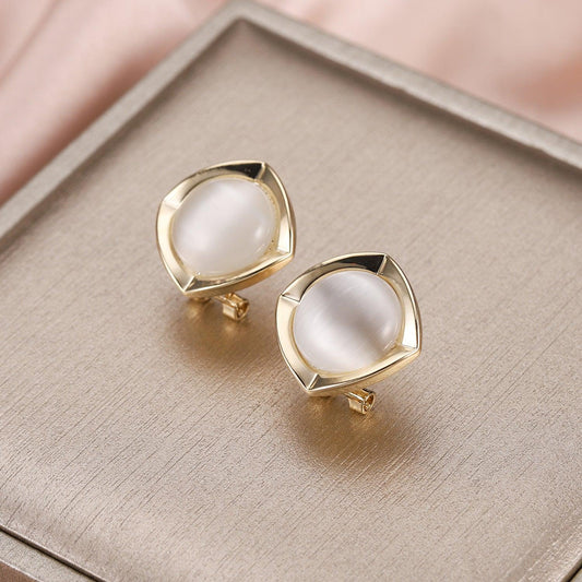 Long Cuban Chain Earrings - Daily Wear Gold
