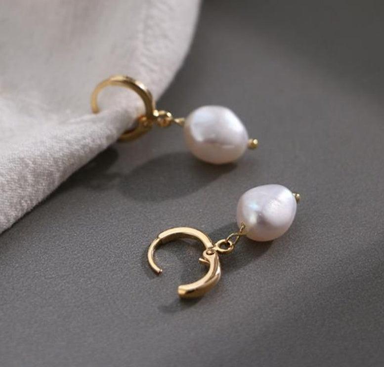 Elegant Pearl Earrings | Daily Wear