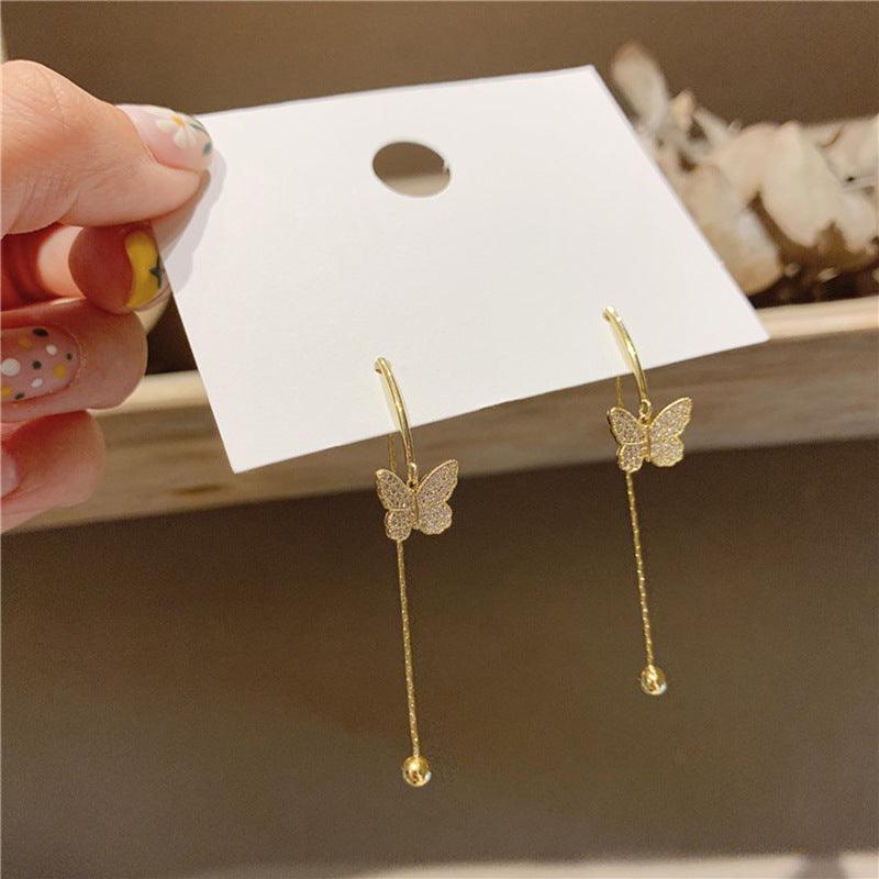 Premium Tassel Butterfly Earrings