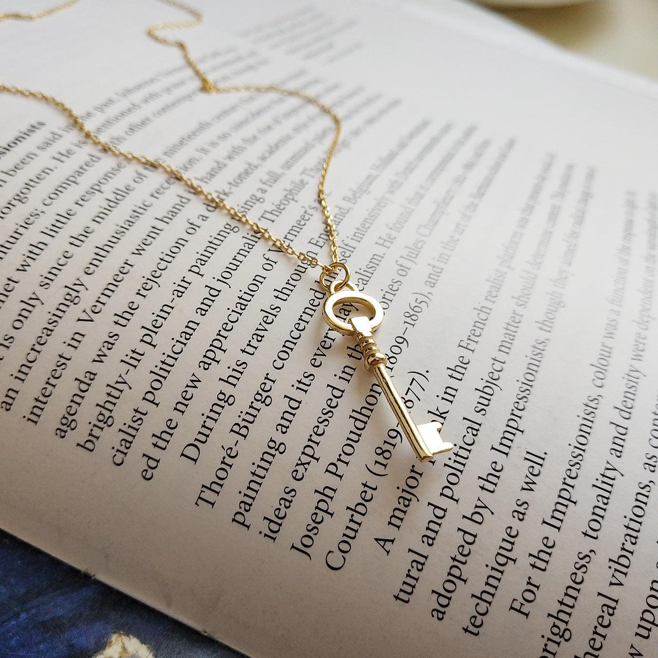 Sterling Silver Key Necklace | Designer Jewelry