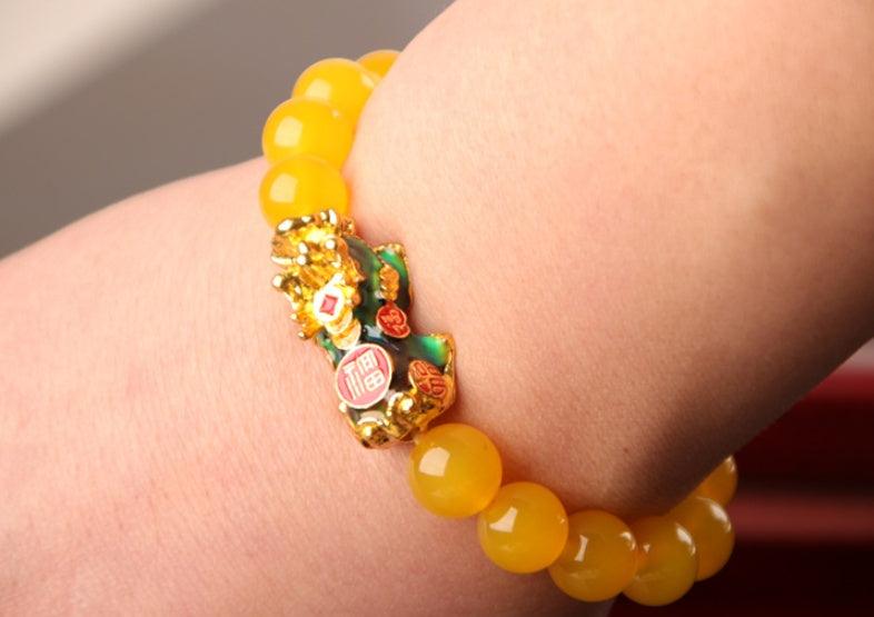 3D Gold Plated PiXiu Bracelet | Fashion Jewelry