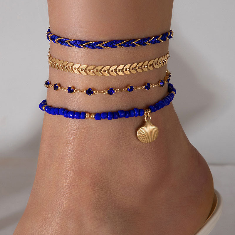 Bohemian Woven Rope Foot Chain | Summer Collection