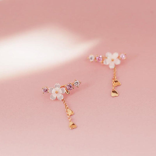 Elegant Flower Earrings | Daily Wear