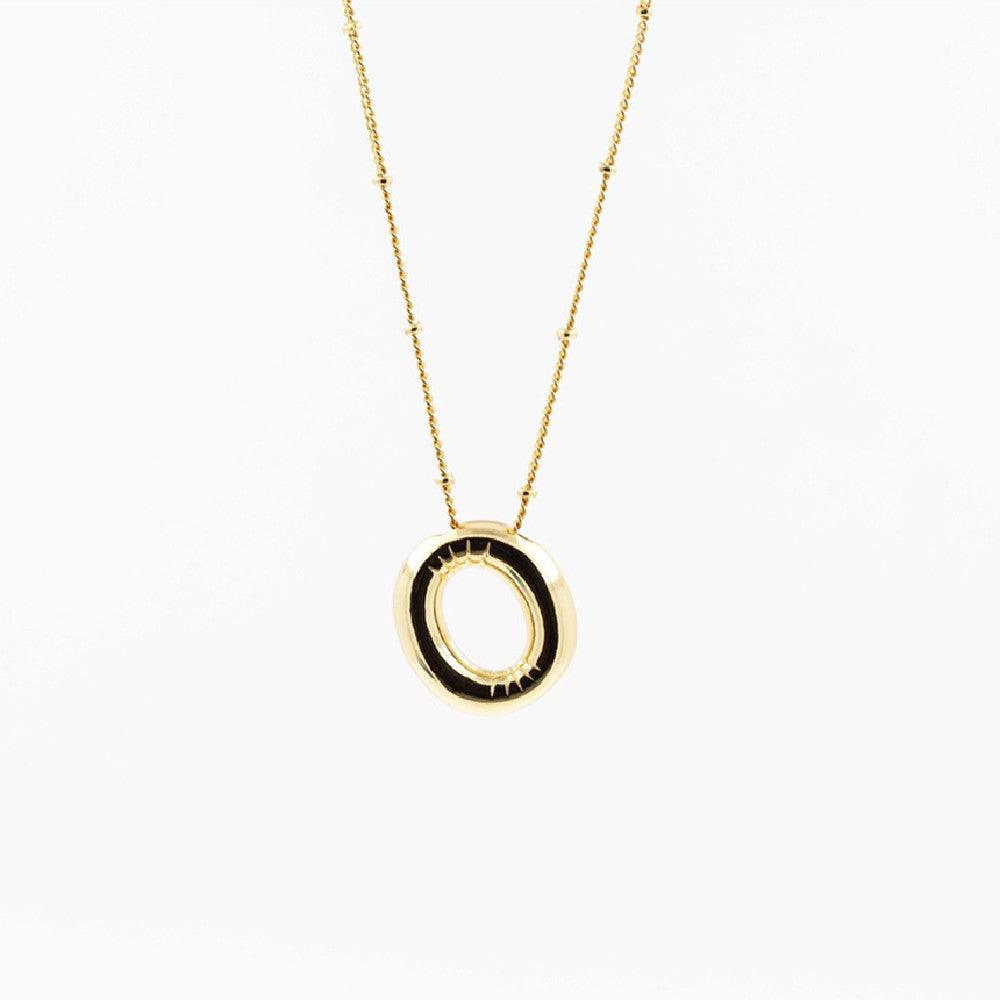 Glossy Letters Pendant Necklace | Fashion Wear