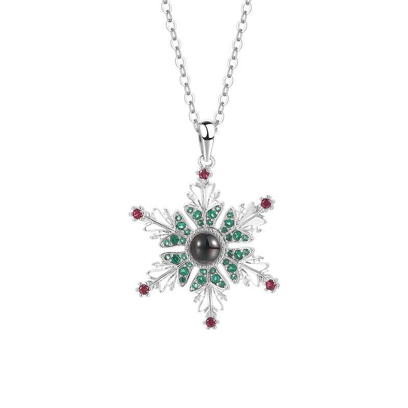 Snowflake Necklace For Couples | Daily Wear