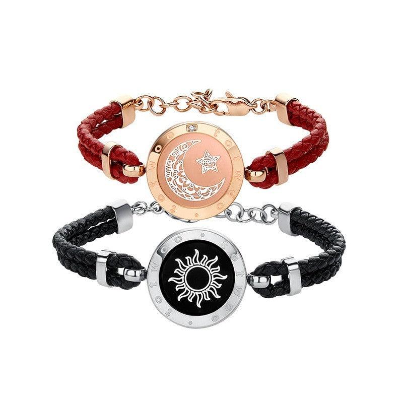 Sun-Moon Smart Sensing Couple Bracelet | Fashion Jewelry