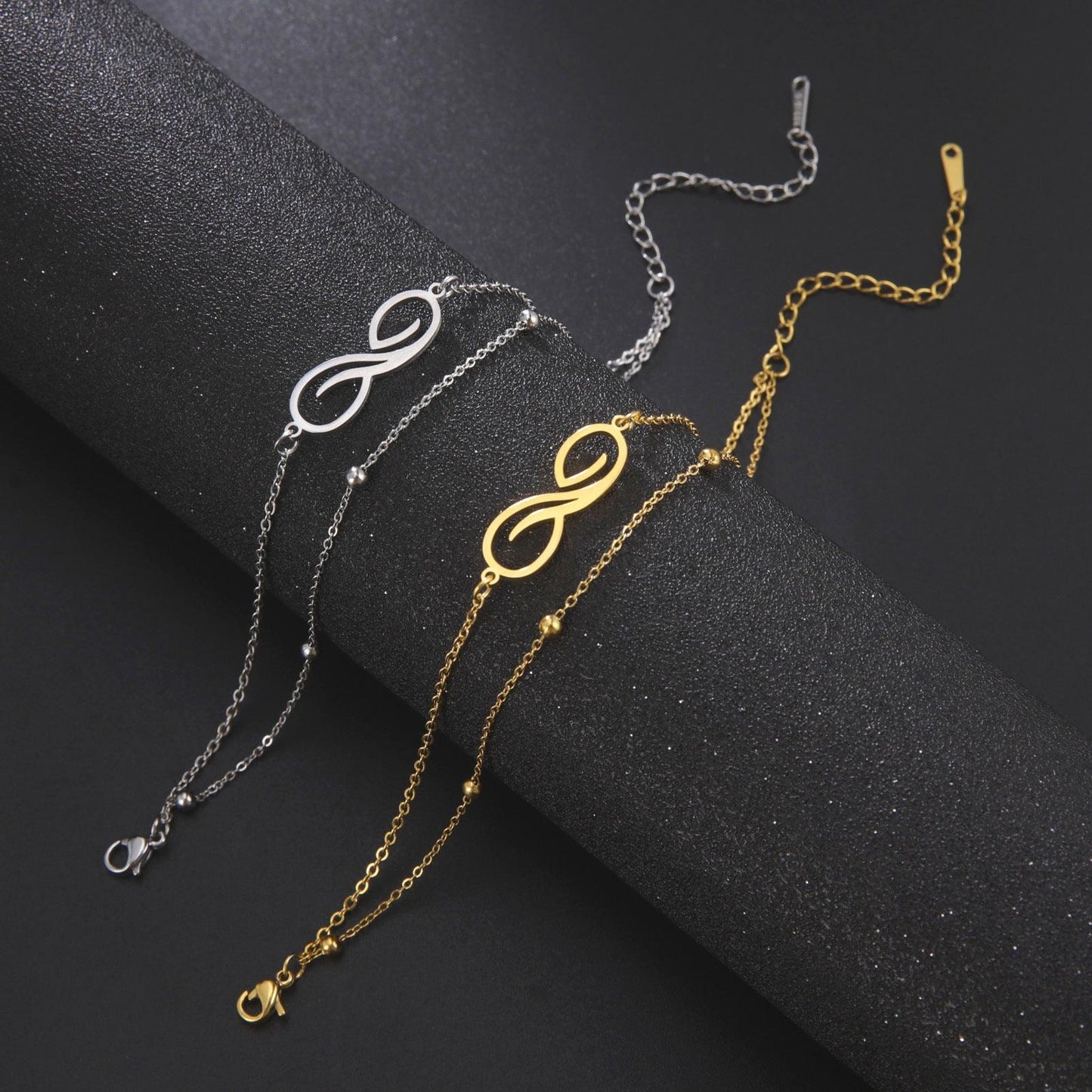 BoldlyBeautiful - Bohemian Infinite Double Layer Anklet - BoldlyBeautiful
