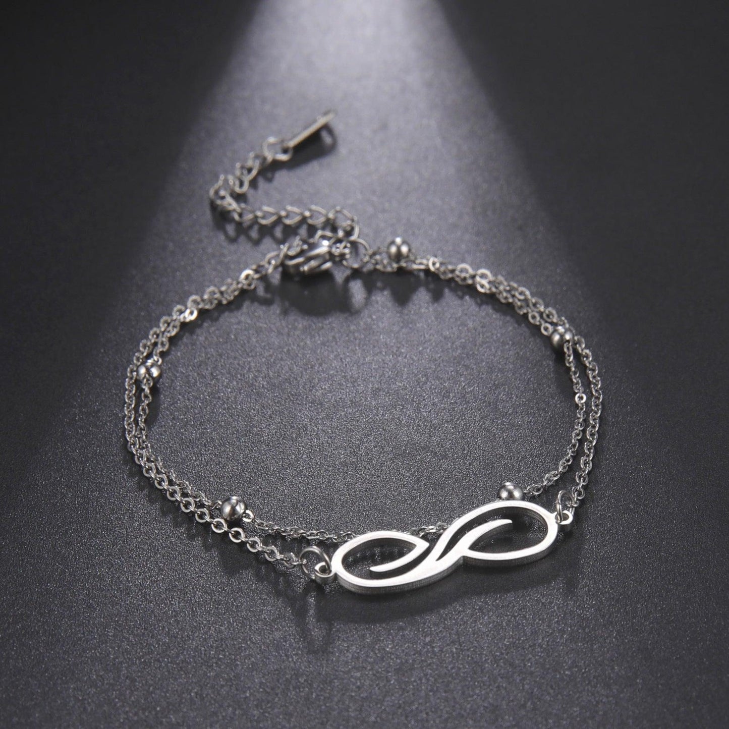 BoldlyBeautiful - Bohemian Infinite Double Layer Anklet - BoldlyBeautiful