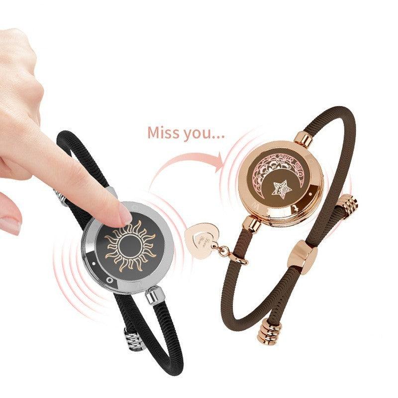 Sun-Moon Smart Sensing Couple Bracelet | Fashion Jewelry