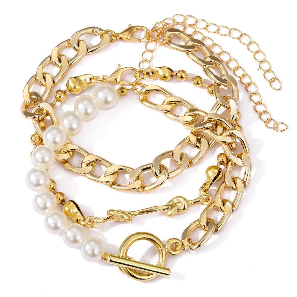 Creative Heart Pearl Multi-layer Bracelet | Fashion Wear