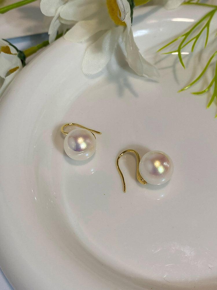 Simple Pearl Earrings For Women | Daily Wear White Pearl A