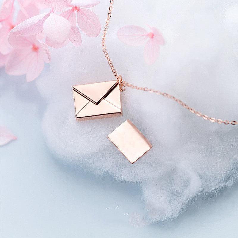 Envelope Necklace For Women - Trendy Jewelry Wear