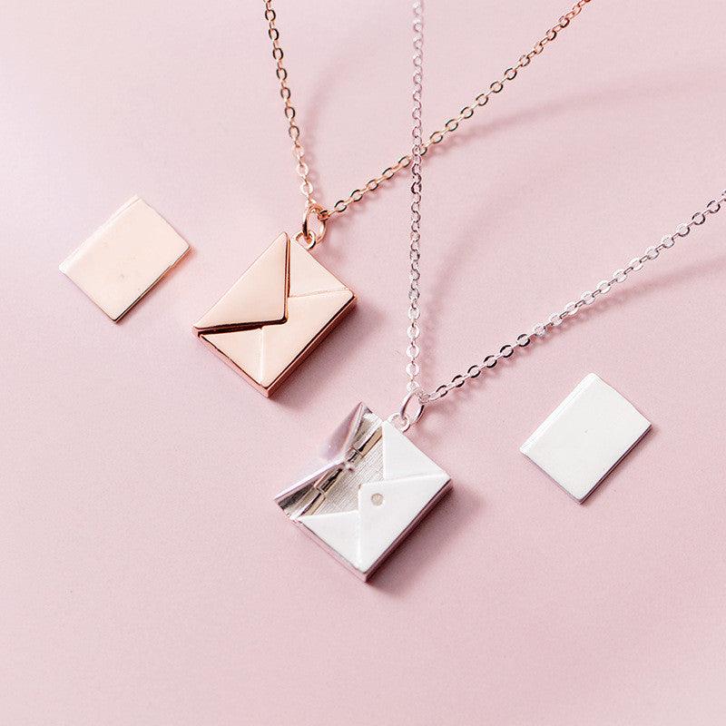Envelope Necklace For Women - Trendy Jewelry Wear