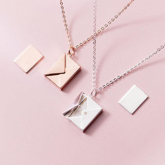 Envelope Necklace For Women - Trendy Jewelry Wear