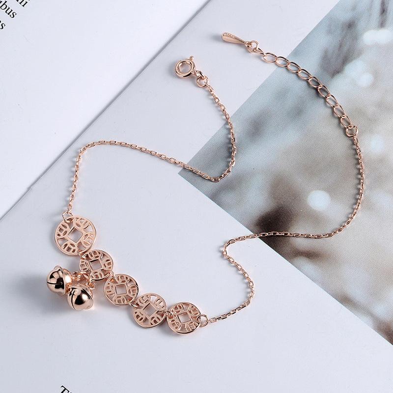 Rose Gold Bells Anklet Boho Anklets | Beach Collection