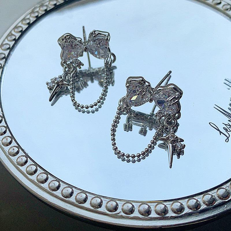 Elegant Love Chain Earrings | Daily Wear