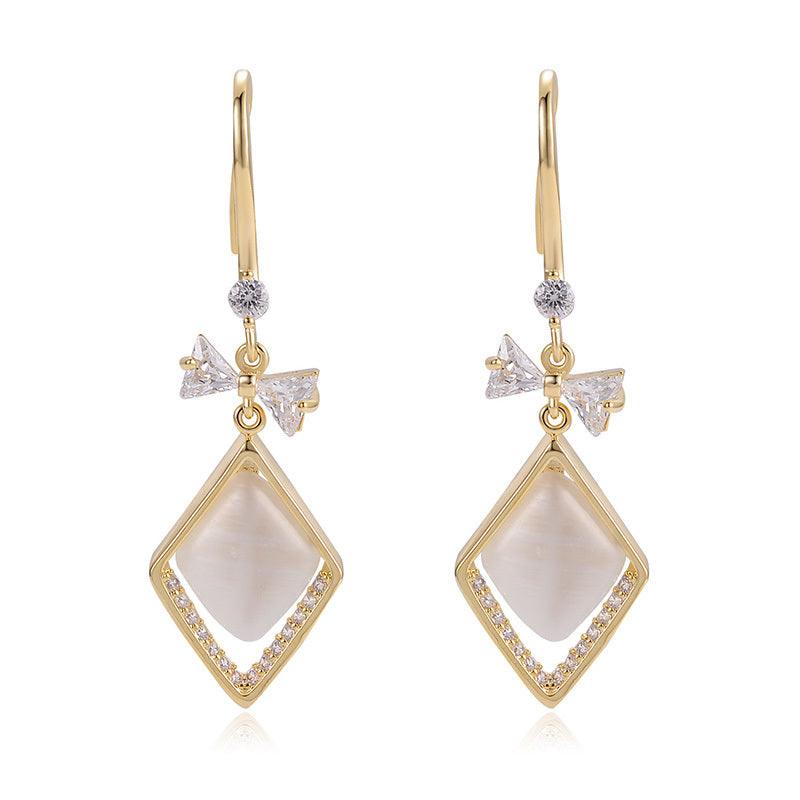 High-end Sterling Silver Earrings with French Ear Buckles