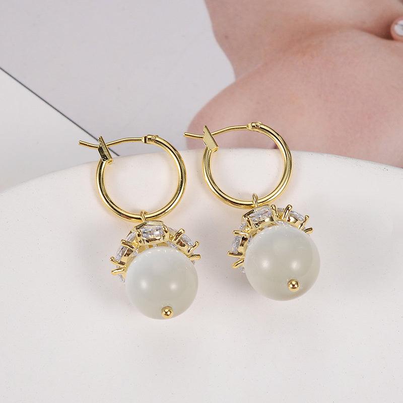 Opal Butterfly Studs For Working Women