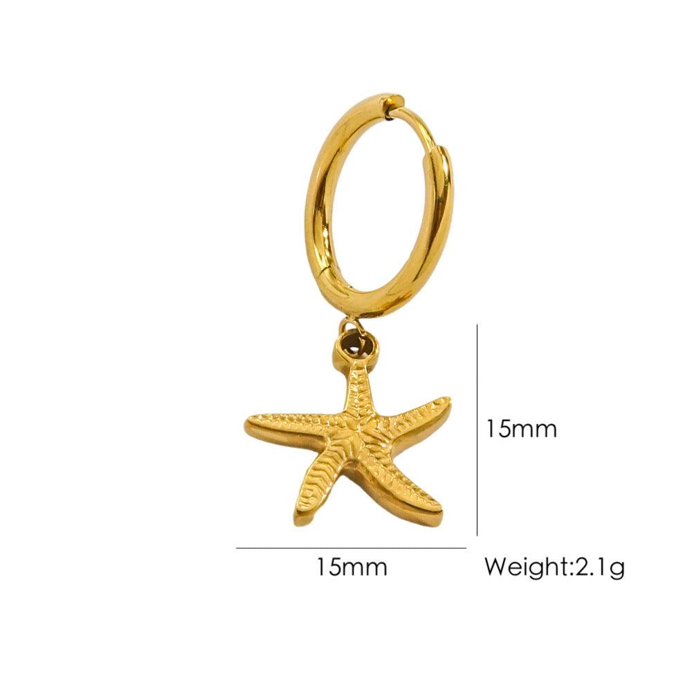 Tropical Beach Wind Starfish Earrings | Beach Wear W