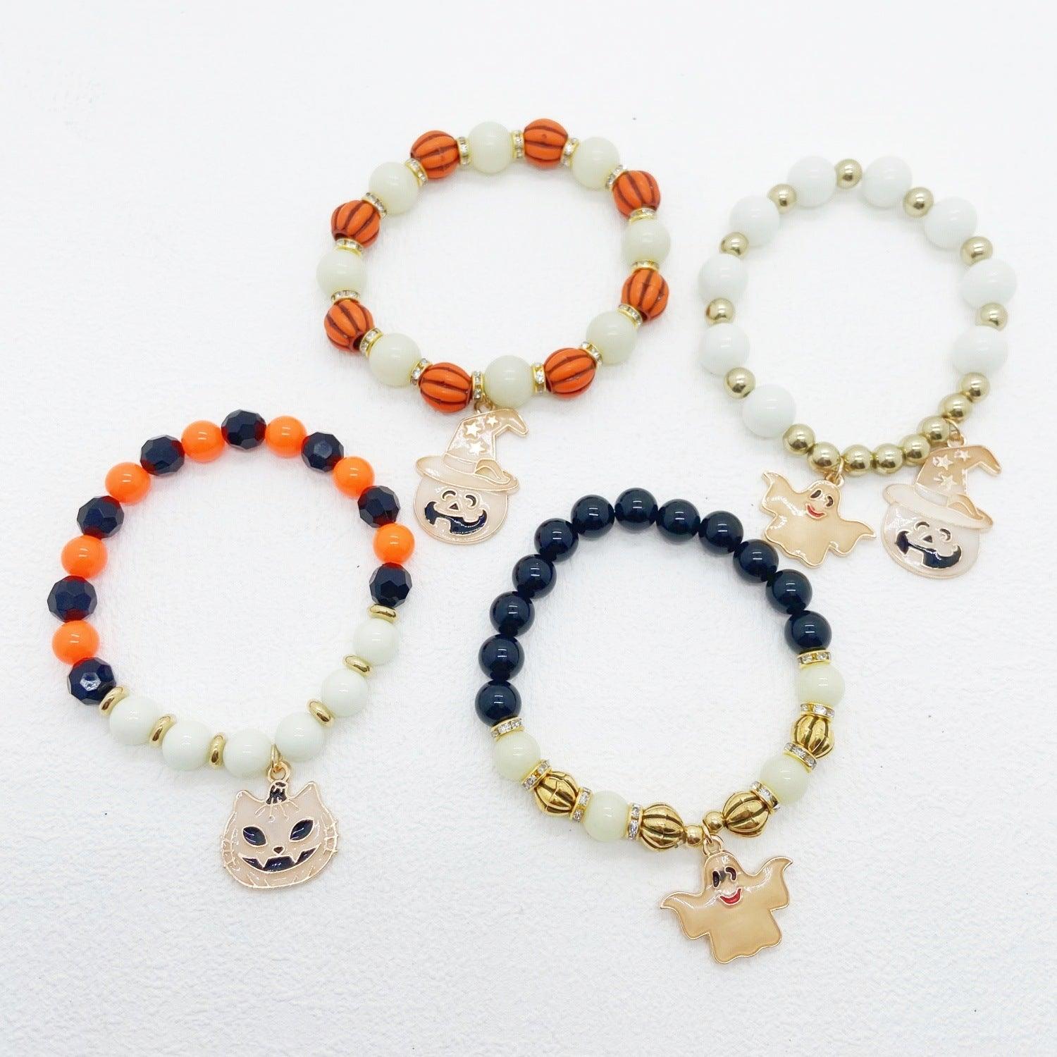 Halloween Vintage Pumpkin Bracelet | Gothic Jewelry