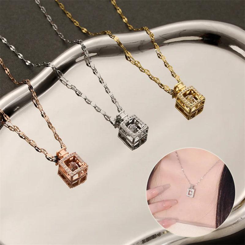 Perfume Bottle Necklace | Fashion Jewelry