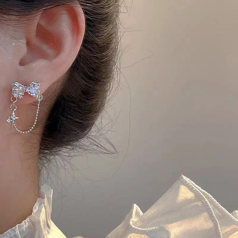Elegant Love Chain Earrings | Daily Wear