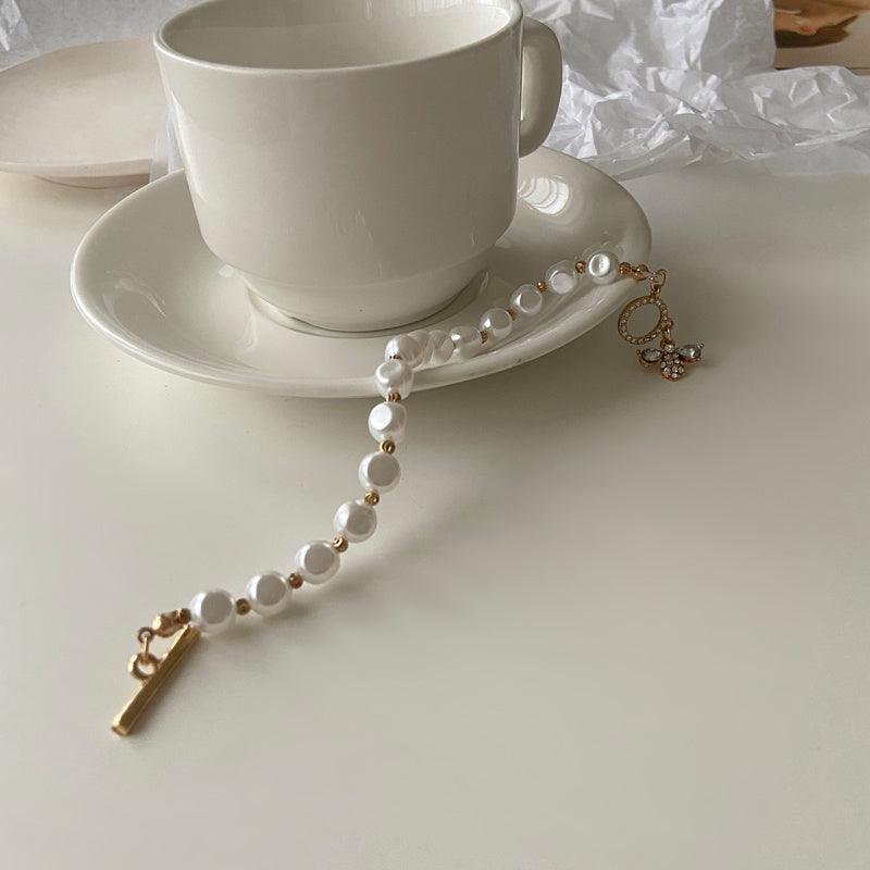 Exquisite Pearl Pendant Bracelet | Fashion Jewelry